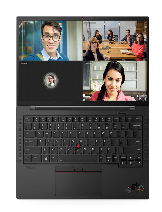 Lenovo ThinkPad X1 Carbon Gen 9 Intel® Core™ i7 i7-1165G7 Laptop 35.6 cm (14") WUXGA 16 GB LPDDR4x-SDRAM 512 GB SSD Wi-Fi 6 (802.11ax) Windows 10 Pro Nordic Black