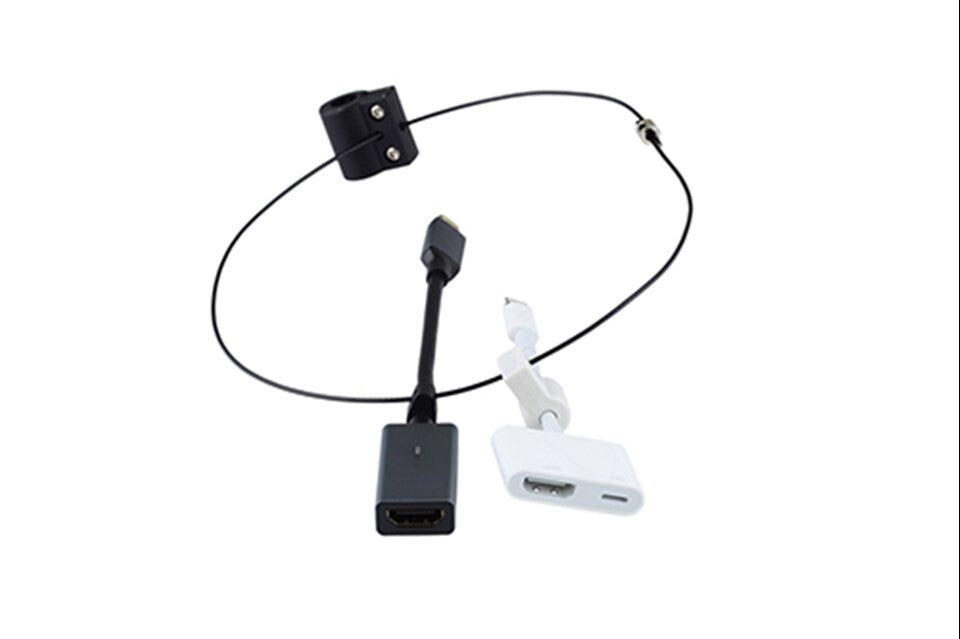 Mercodan PRO 4K HDMI adapter ring, USB-C, Apple Lightning