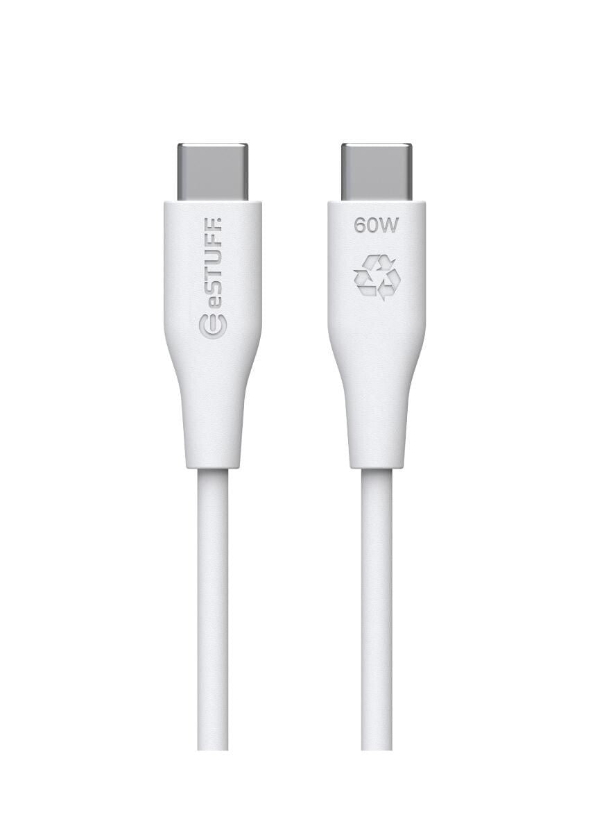 eSTUFF ES604170-BULK USB cable USB 2.0 1 m USB C 60 W White