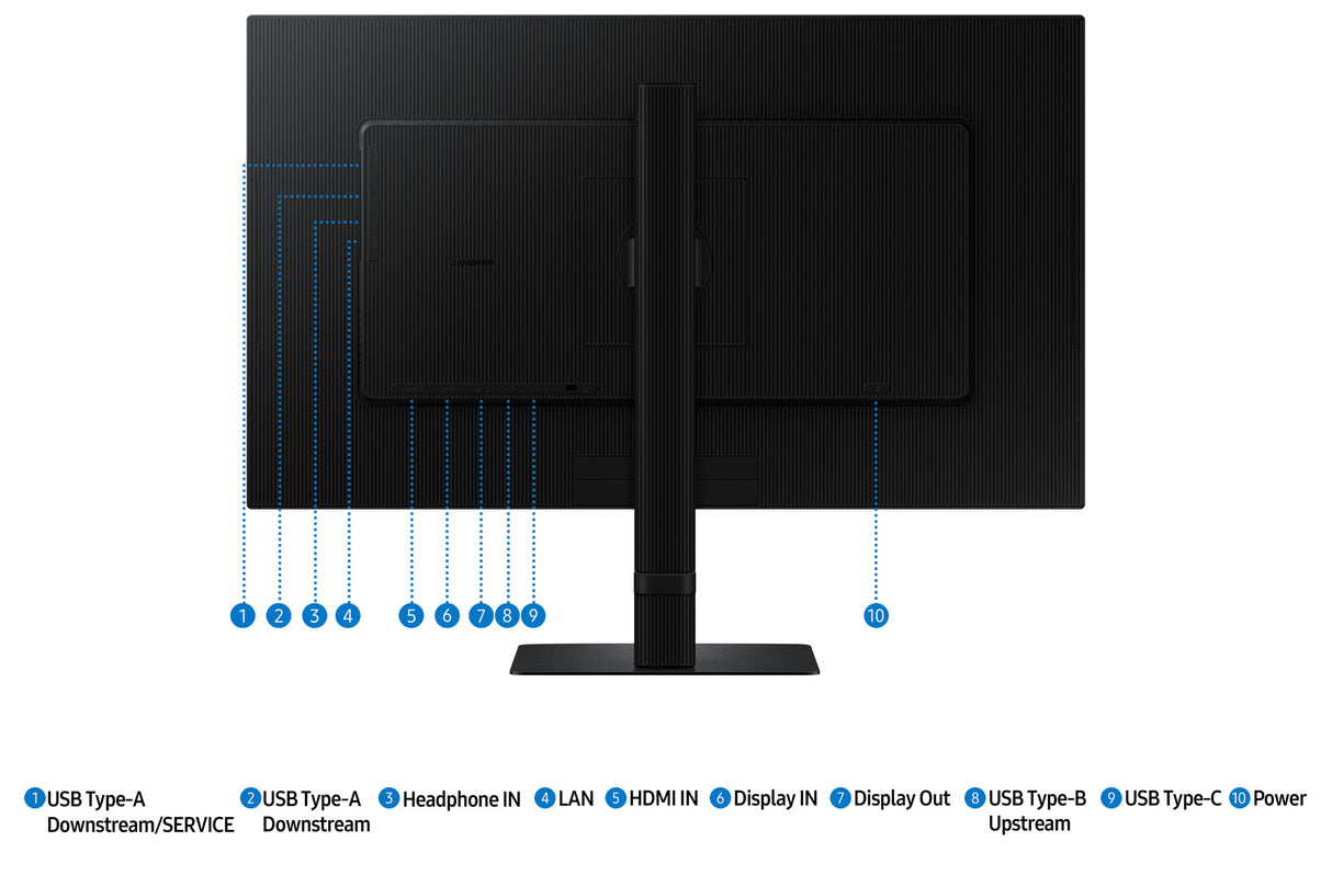 Samsung S60UD computer monitor 68.6 cm (27") 2560 x 1440 pixels Quad HD LCD Black