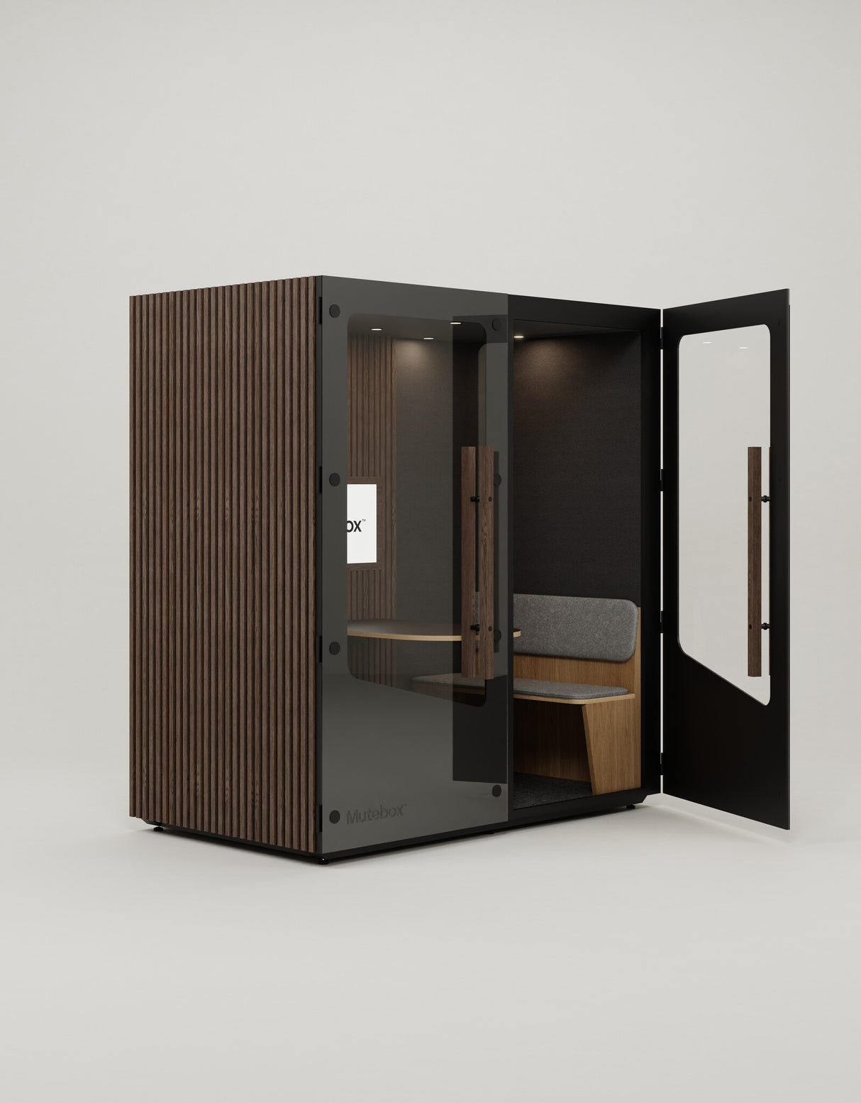 MuteBox Meet Creative Sort dør / Brown Oak