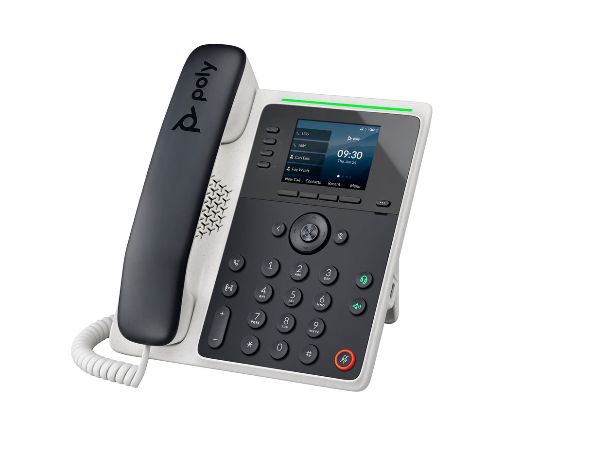 Poly Edge E220 IP Phone and PoE-enabled