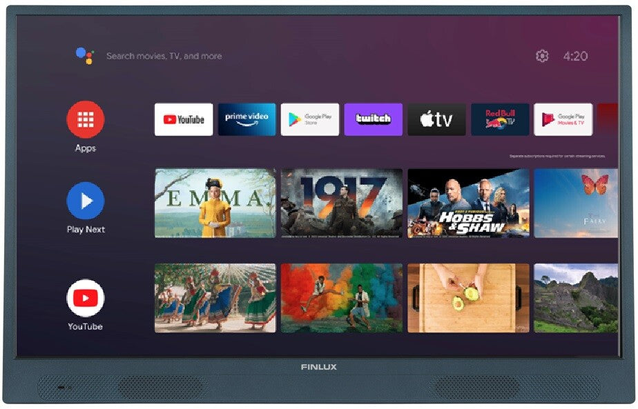 FINLUX 32" ANDROID BATTERI TV