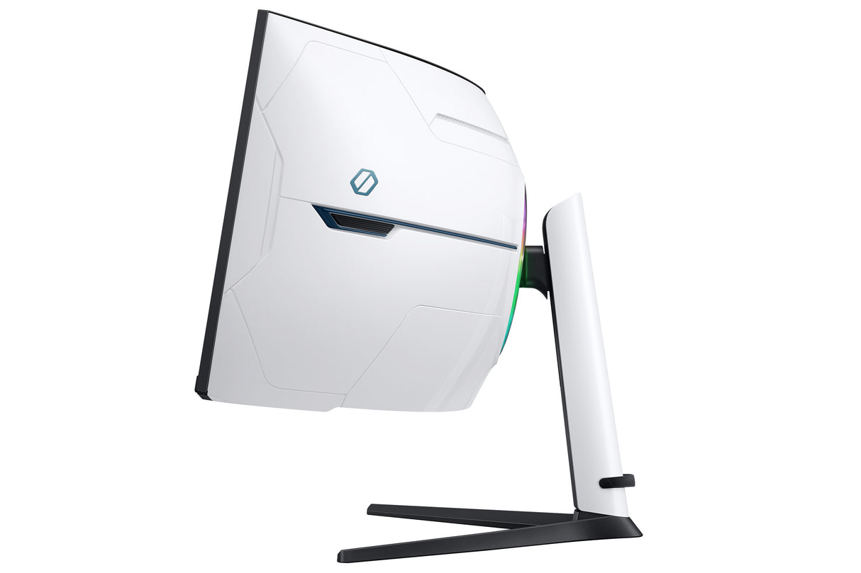 Samsung G95NC LED display 144.8 cm (57") 7680 x 2160 pixels Dual UHD Black, White