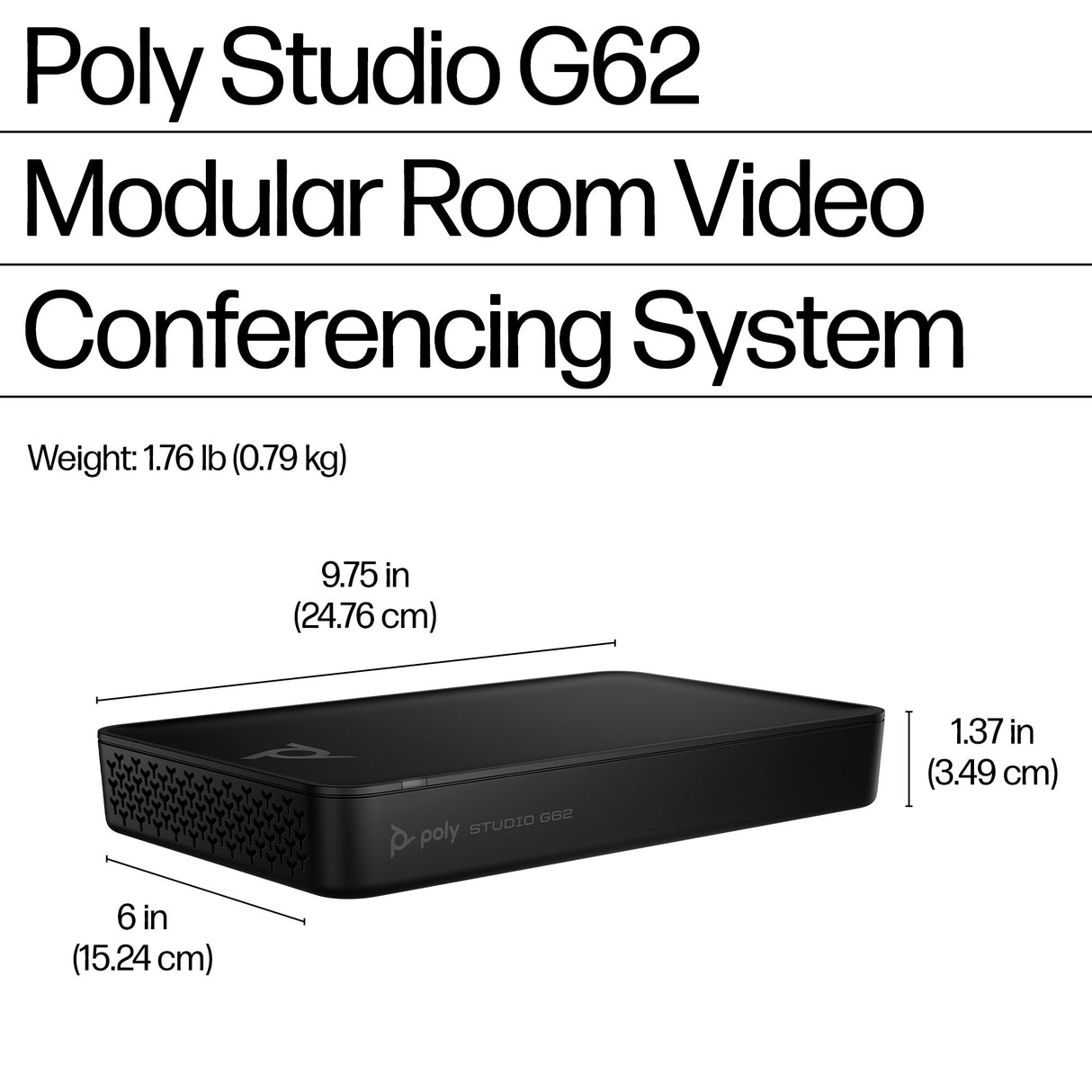 Poly Studio G62 Video Conferencing System