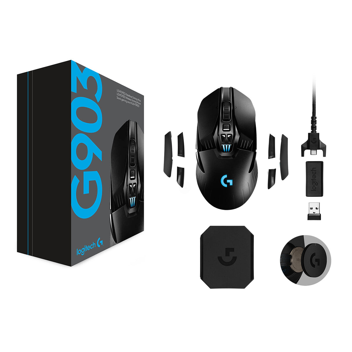 Logitech G G903 LIGHTSPEED Gaming Mouse with HERO 25K sensor