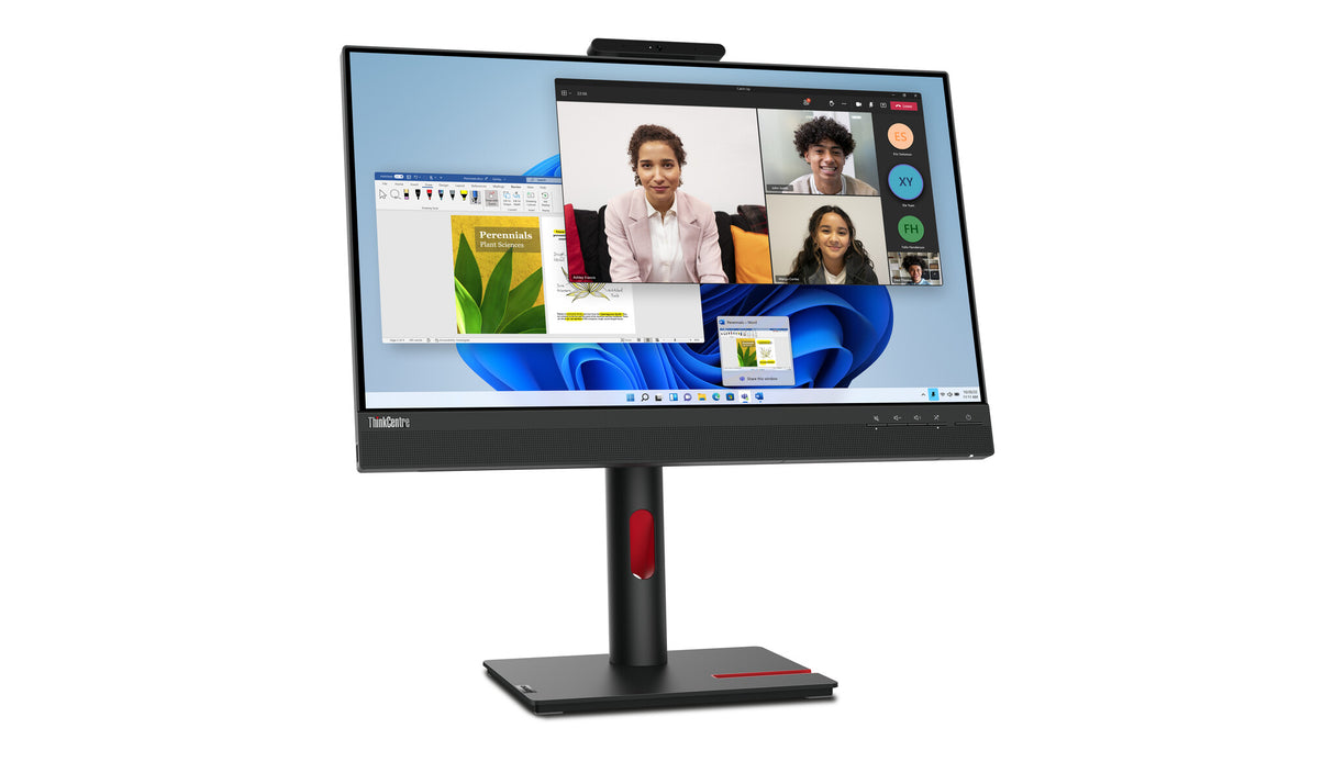 Lenovo ThinkCentre Tiny-In-One 24 Gen 5 LED display 60.5 cm (23.8") 1920 x 1080 pixels Full HD Touchscreen Black