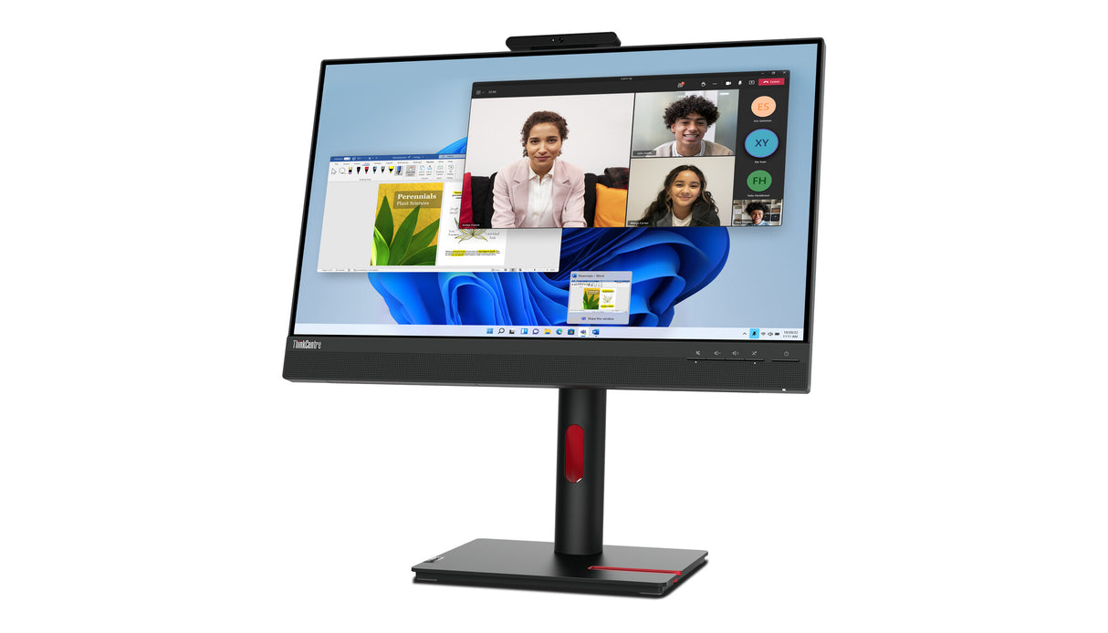 Lenovo ThinkCentre Tiny-In-One 24 Gen 5 LED display 60.5 cm (23.8") 1920 x 1080 pixels Full HD Touchscreen Black