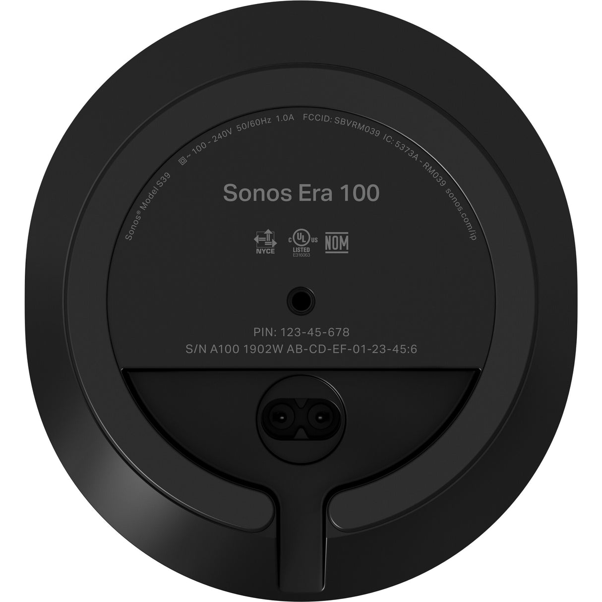 Sonos Era 100 3-way Black Wired & Wireless