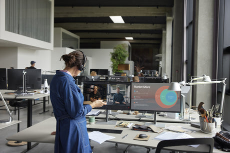 Poly Savi 8445 Office Microsoft Teams Certified DECT 1880-1900 MHz Convertible Headset