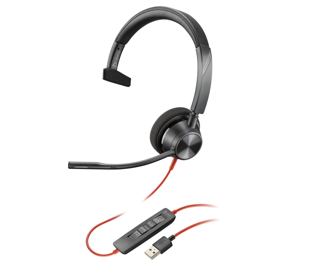 Poly Blackwire 3310 USB-A Headset
