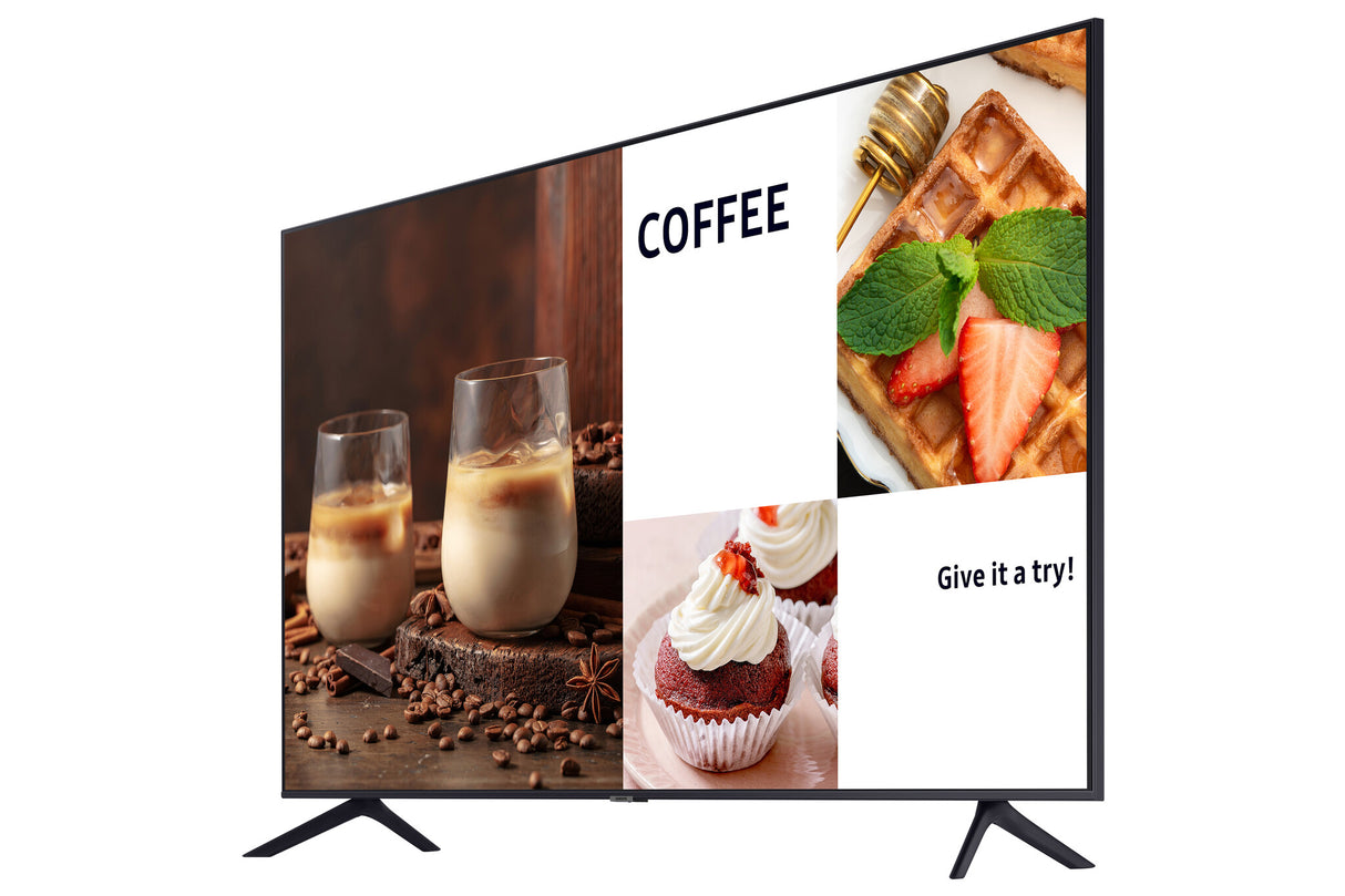 Samsung BE75C-H Digital signage flat panel 190.5 cm (75") LED Wi-Fi 4K Ultra HD Black Built-in processor Tizen
