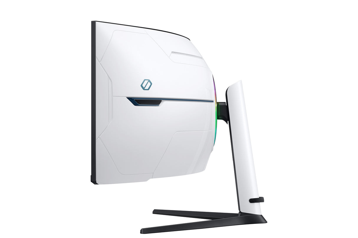 Samsung G95NC LED display 144.8 cm (57") 7680 x 2160 pixels Dual UHD Black, White