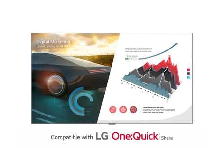 LG LAEC015-GN2 Signage Display Digital signage flat panel 3.45 m (136") LED Wi-Fi 500 cd/m² Full HD Black Built-in processor WebOS