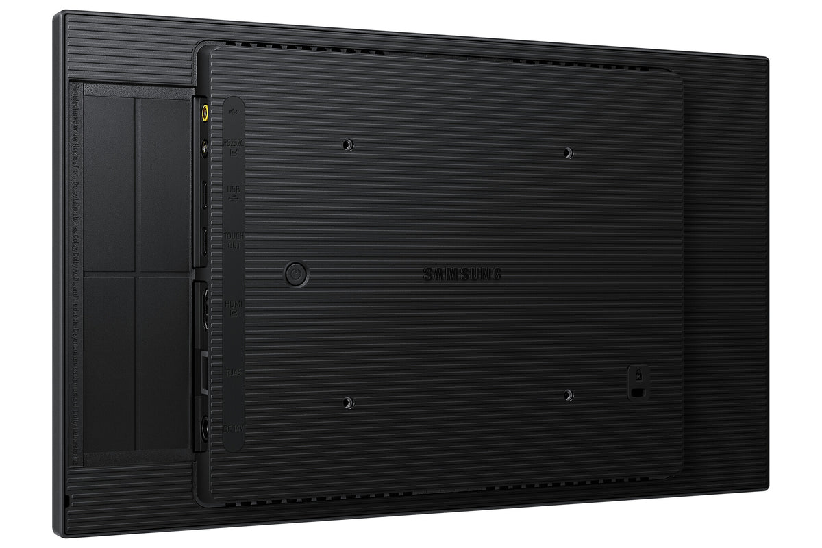 Samsung QB13C-T Digital signage flat panel 33 cm (13") LCD Wi-Fi 500 cd/m² Full HD Black Touchscreen Tizen 7.0 16/7