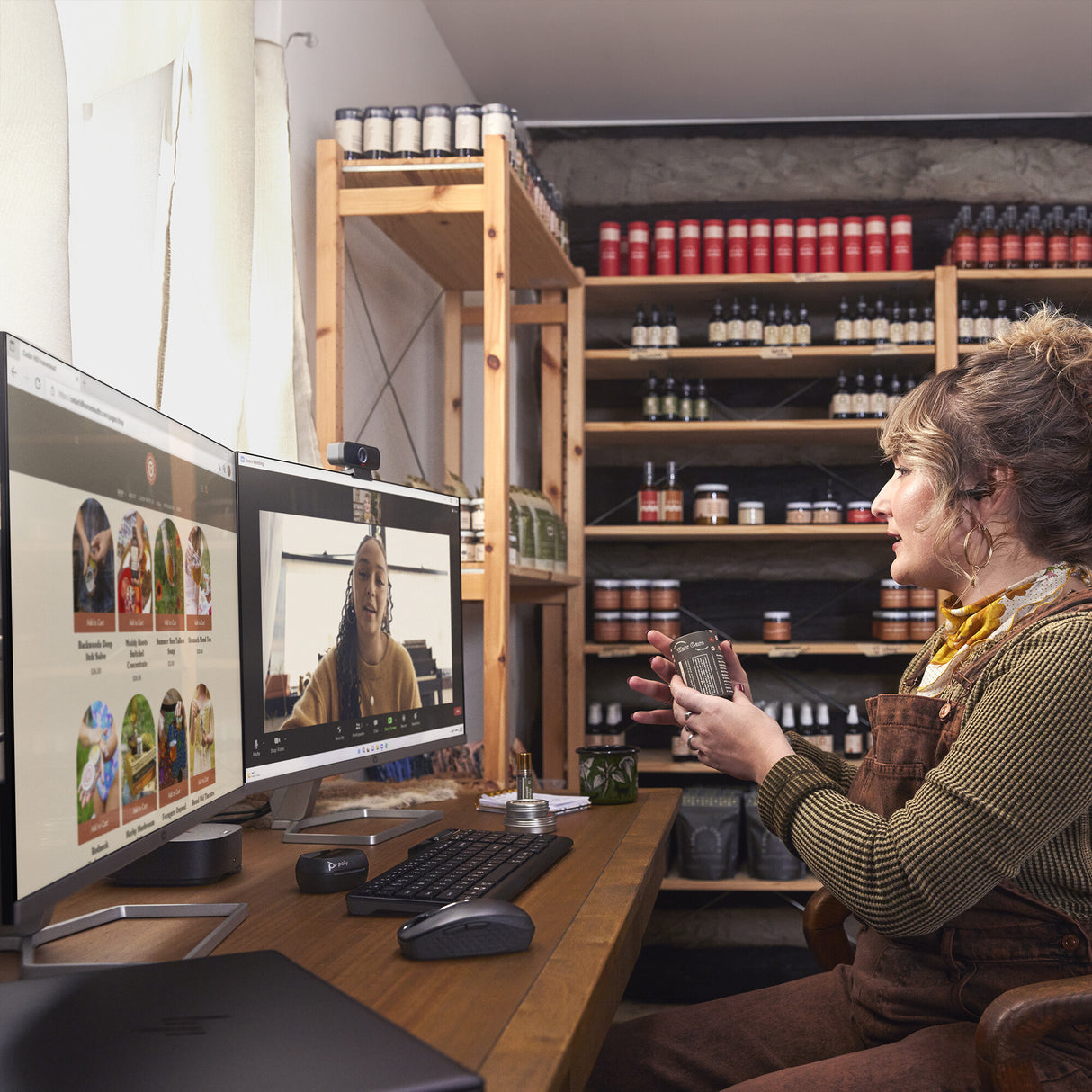 Poly Voyager Free 60+ UC M Carbon Black Earbuds +BT700 USB-A Adapter +Touchscreen Charge Case