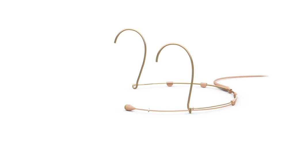 DPA Microphones 4066 CORE+ Omni  Headset Mic, Beige, MicroLock, Small