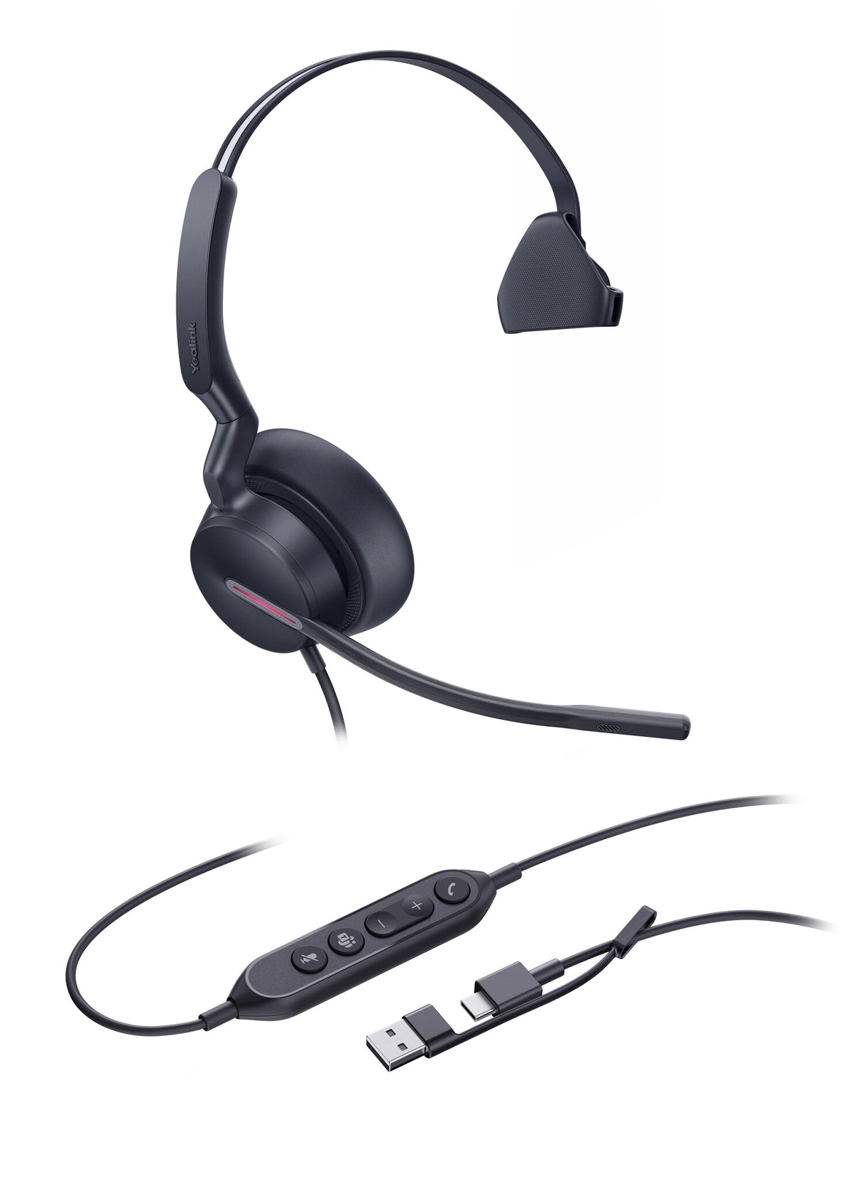 Yealink UH46 Mono Teams USB-C/A Headset