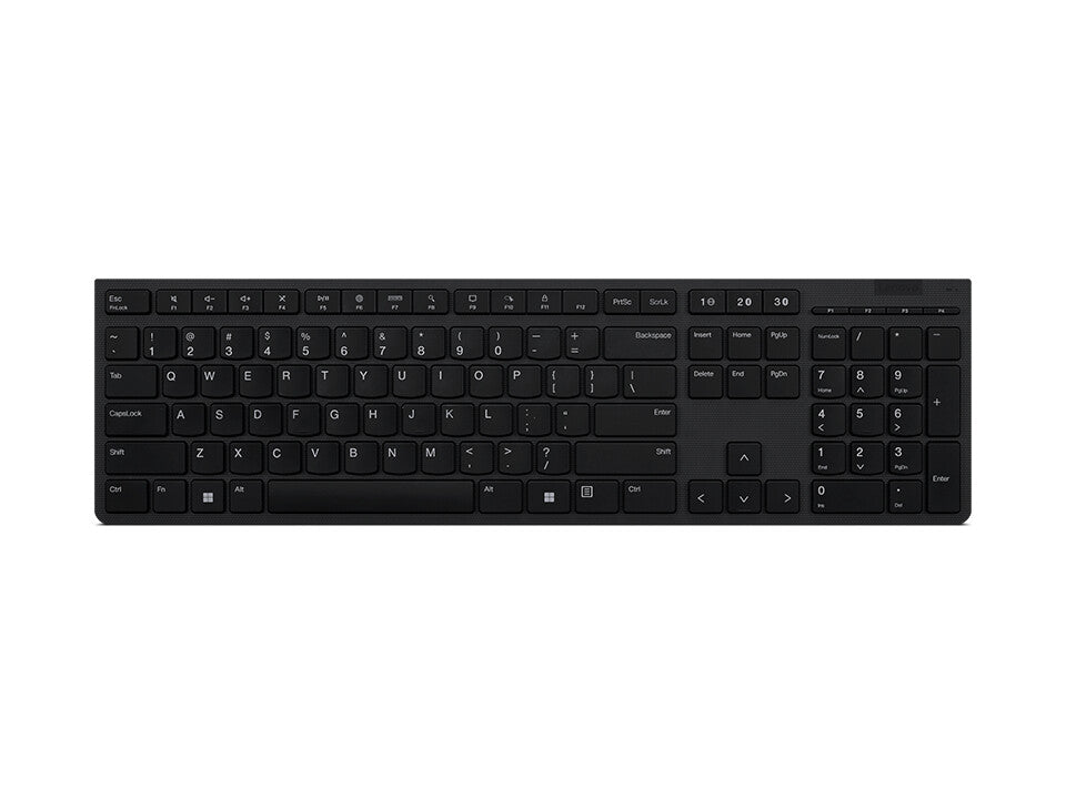 Lenovo 4Y41K04040 keyboard RF Wireless + Bluetooth Danish Grey