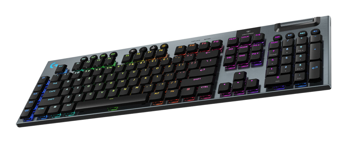 Logitech G G915 X LIGHTSPEED keyboard Gaming USB + RF Wireless + Bluetooth QWERTY Nordic Black