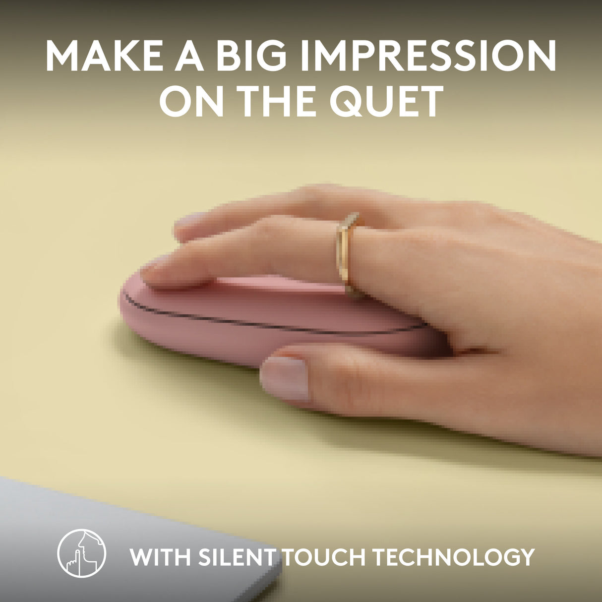 Logitech 910-007014 mouse Travel Ambidextrous RF Wireless + Bluetooth Optical 4000 DPI