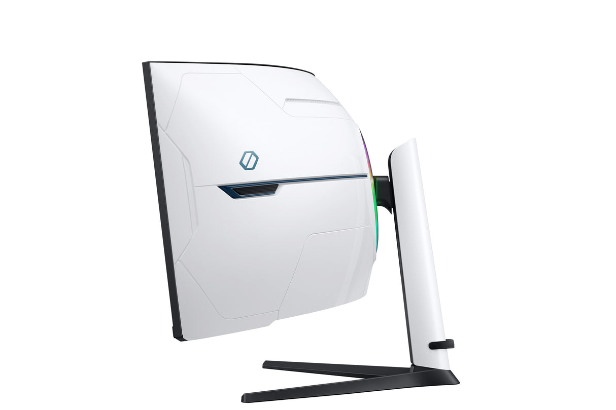 Samsung G95NC LED display 144.8 cm (57") 7680 x 2160 pixels Dual UHD Black, White