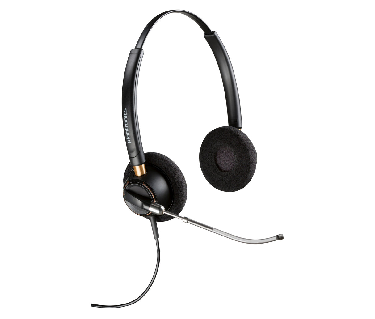 Poly EncorePro 520V Binaural Headset VoiceTube +Quick Disconnect