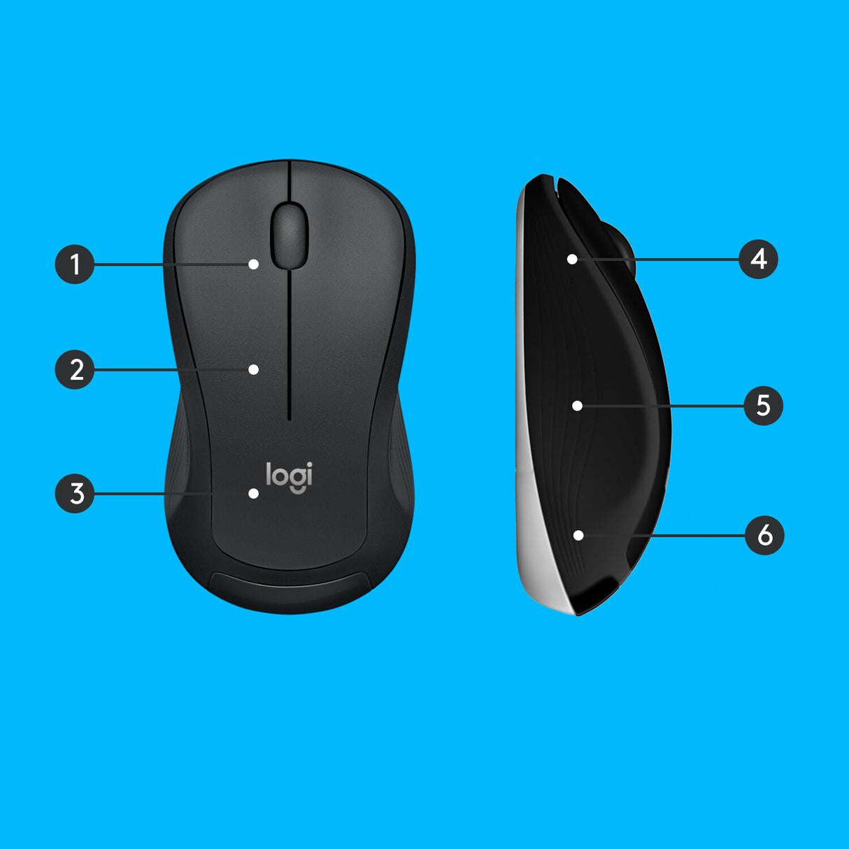 LOGITECH MK540 Advanced Keyboard and mouse set wireless 2.4 GHz QWERTY (UK)