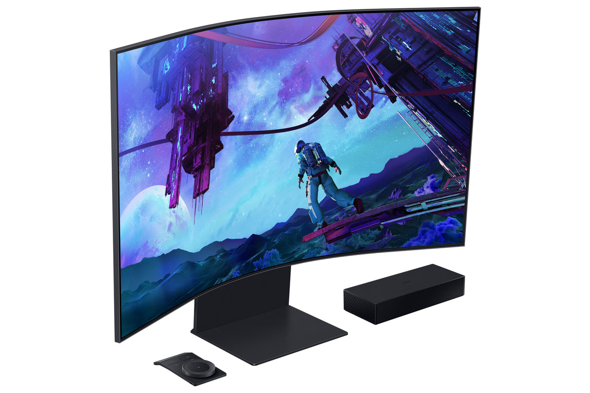 Samsung G97NC computer monitor 139.7 cm (55") 3840 x 2160 pixels 4K Ultra HD LED Black