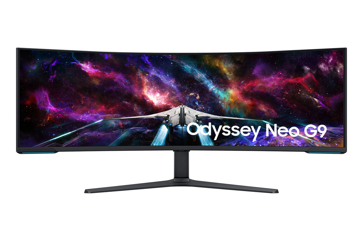 Samsung G95NC LED display 144.8 cm (57") 7680 x 2160 pixels Dual UHD Black, White
