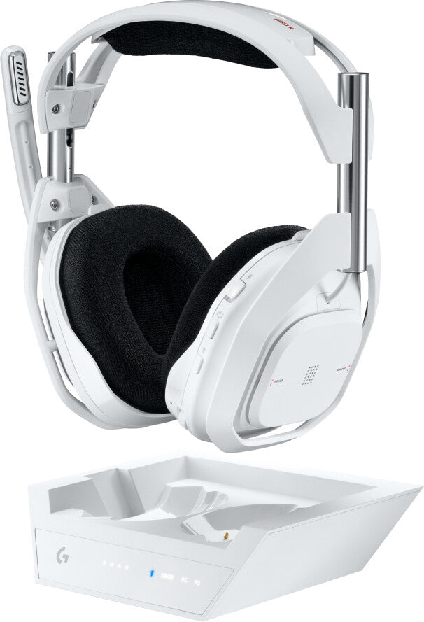 Logitech G 939-002134 headphones/headset Wireless Head-band Gaming Bluetooth White