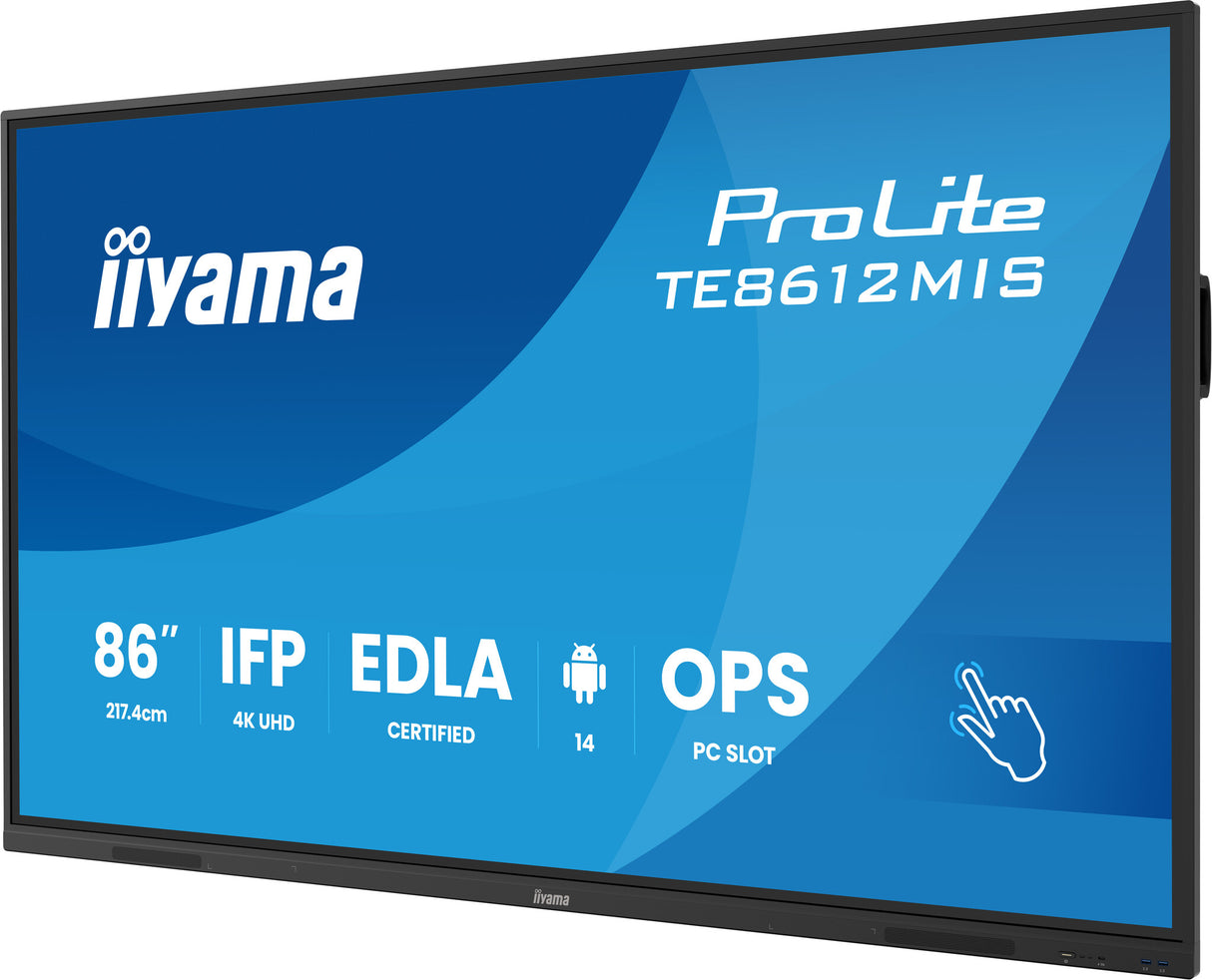 iiyama 86" Interactive 4K UHD Touchscreen elevating interactive collaboration