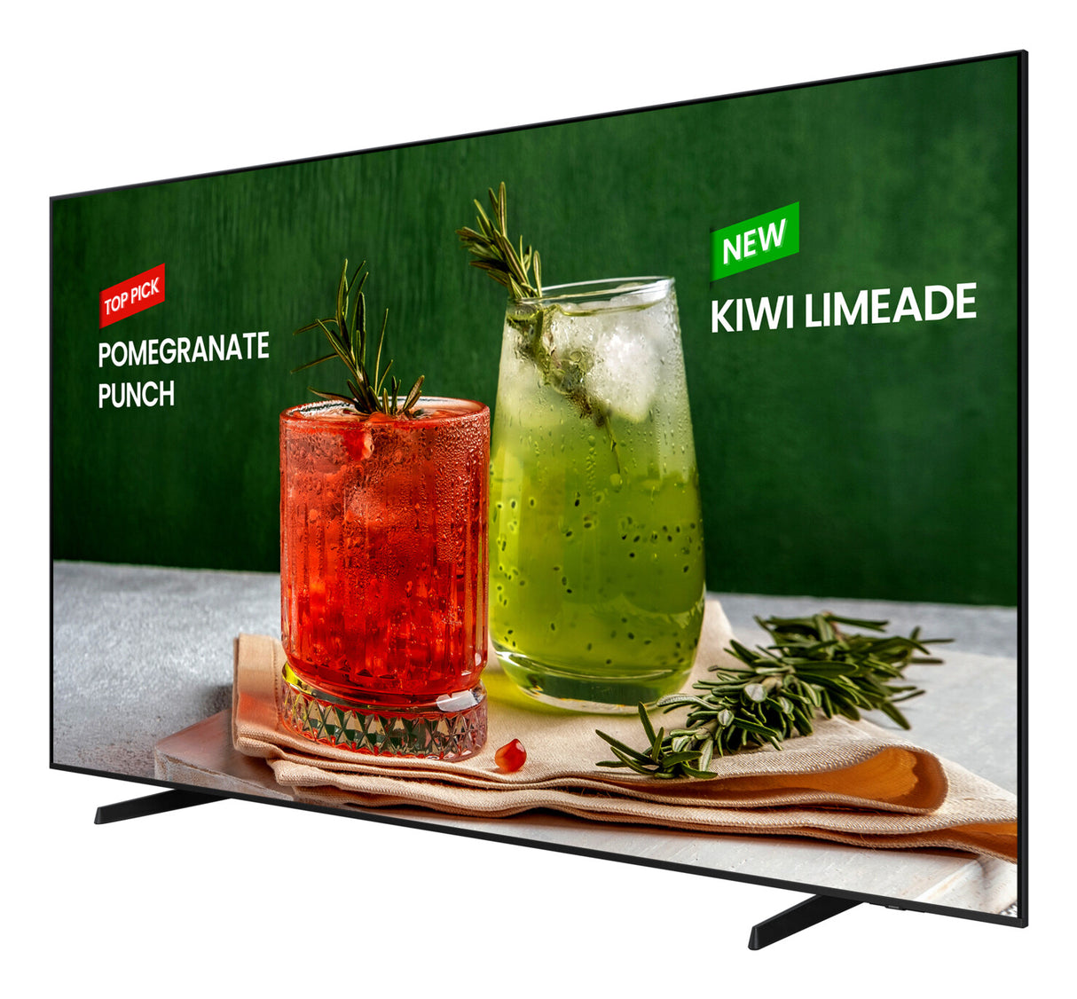 Samsung BE98D-H Digital signage flat panel 2.49 m (98") LED Wi-Fi 4K Ultra HD Black Built-in processor Tizen 16/7