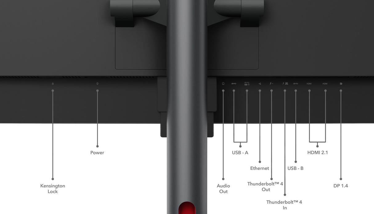 Lenovo ThinkVision P49w-30 LED display 124.5 cm (49") 5120 x 1440 pixels DQHD Black