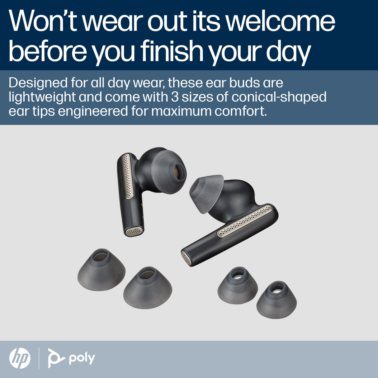 Poly Voyager Free 60 UC Carbon Black Earbuds +BT700 USB-A Adapter +Basic Charge Case