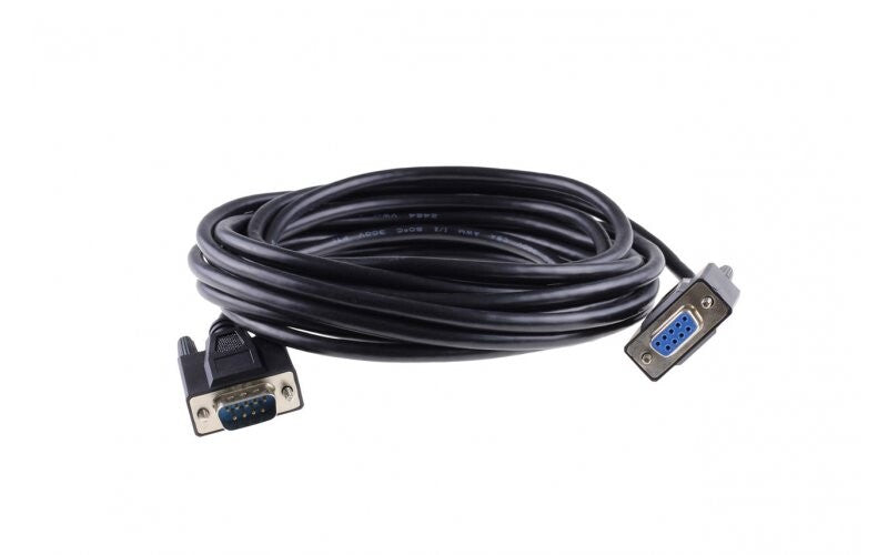 Mercodan 20,0 m RS232 D-sub 9 han: D-sub 9 Hun, Sort