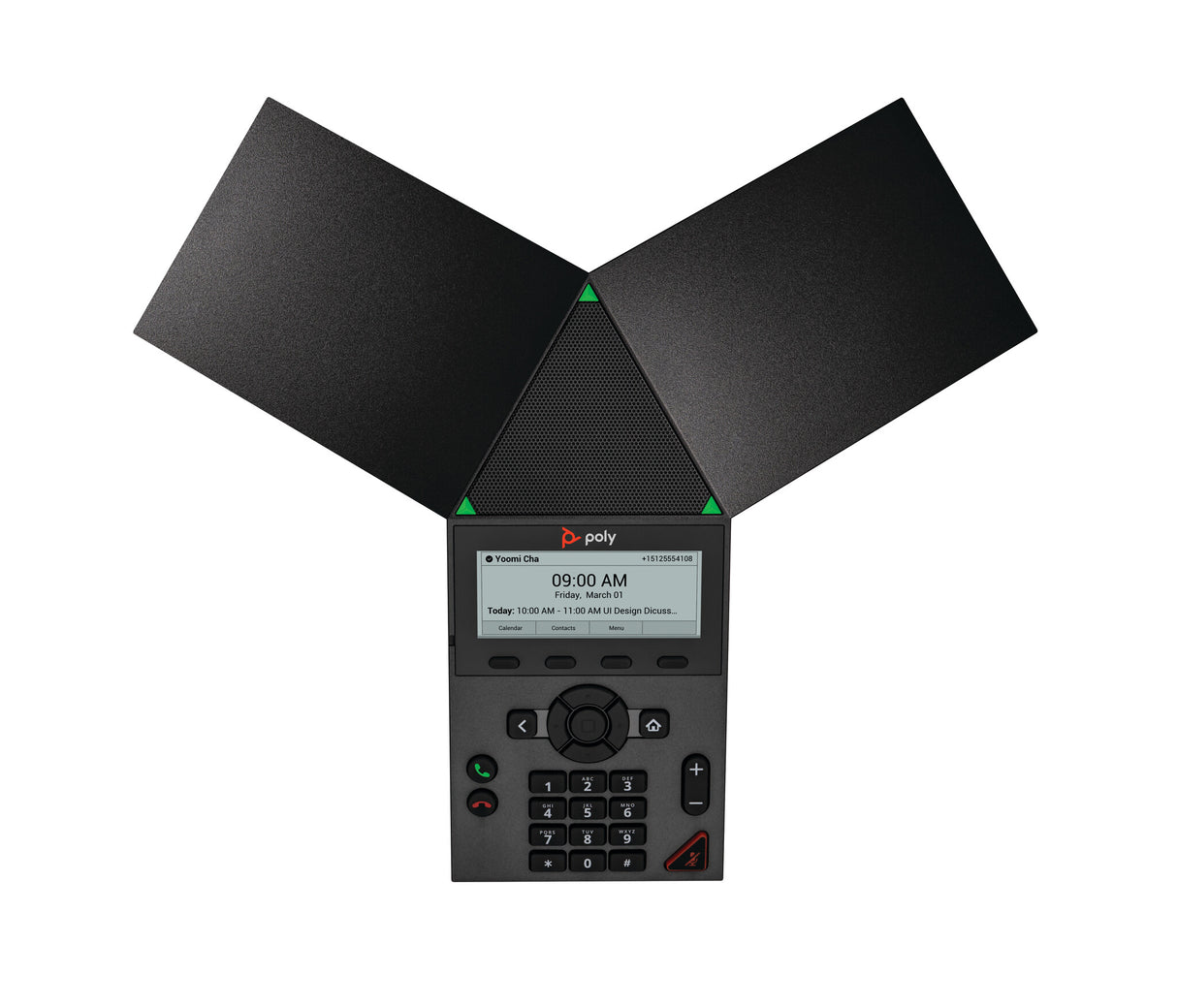 Poly Trio 8300 IP Conference Phone and PoE-enabled