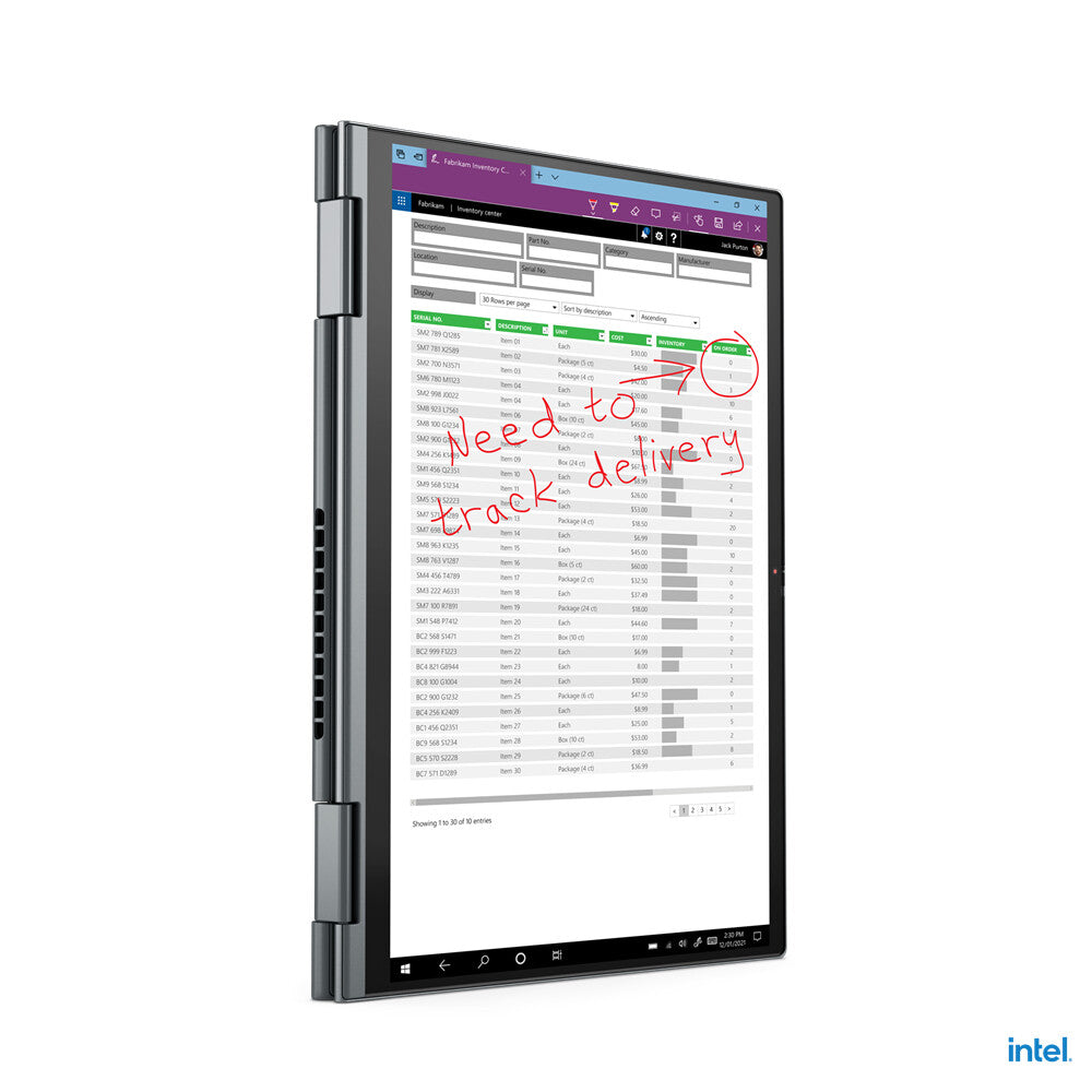 Lenovo ThinkPad X1 Yoga Gen 6 Intel® Core™ i7 i7-1165G7 Hybrid (2-in-1) 35.6 cm (14") Touchscreen WUXGA 16 GB LPDDR4x-SDRAM 512 GB SSD Wi-Fi 6 (802.11ax) Windows 10 Pro Nordic Grey