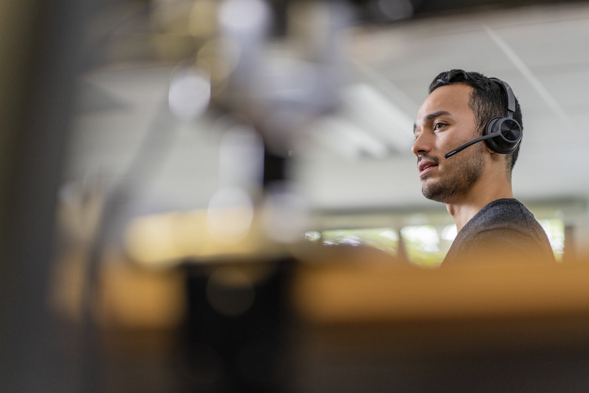 HP Poly Voyager 4310 USB-C Headset +BT700 dongle +Charging Stand