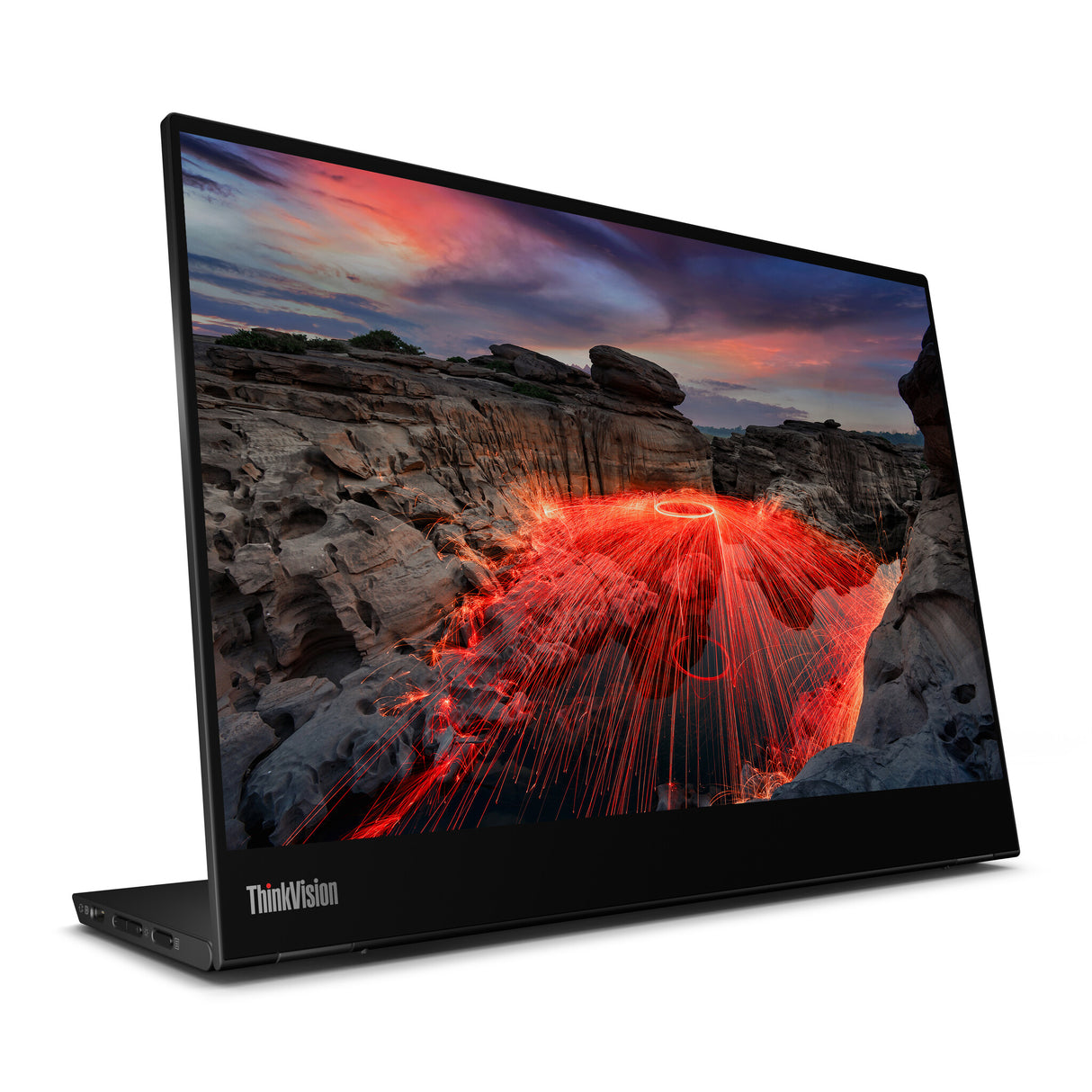 Lenovo ThinkVision M14t Gen 2 LED display 35.6 cm (14") 2240 x 1400 pixels 2.2K Touchscreen Black