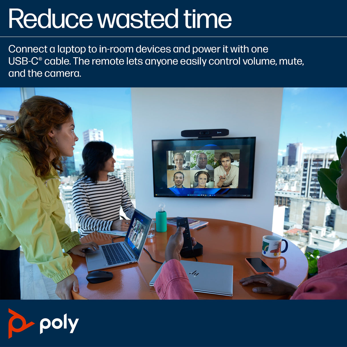 Poly Studio R30 USB Video Bar No Radio GSA/TAA