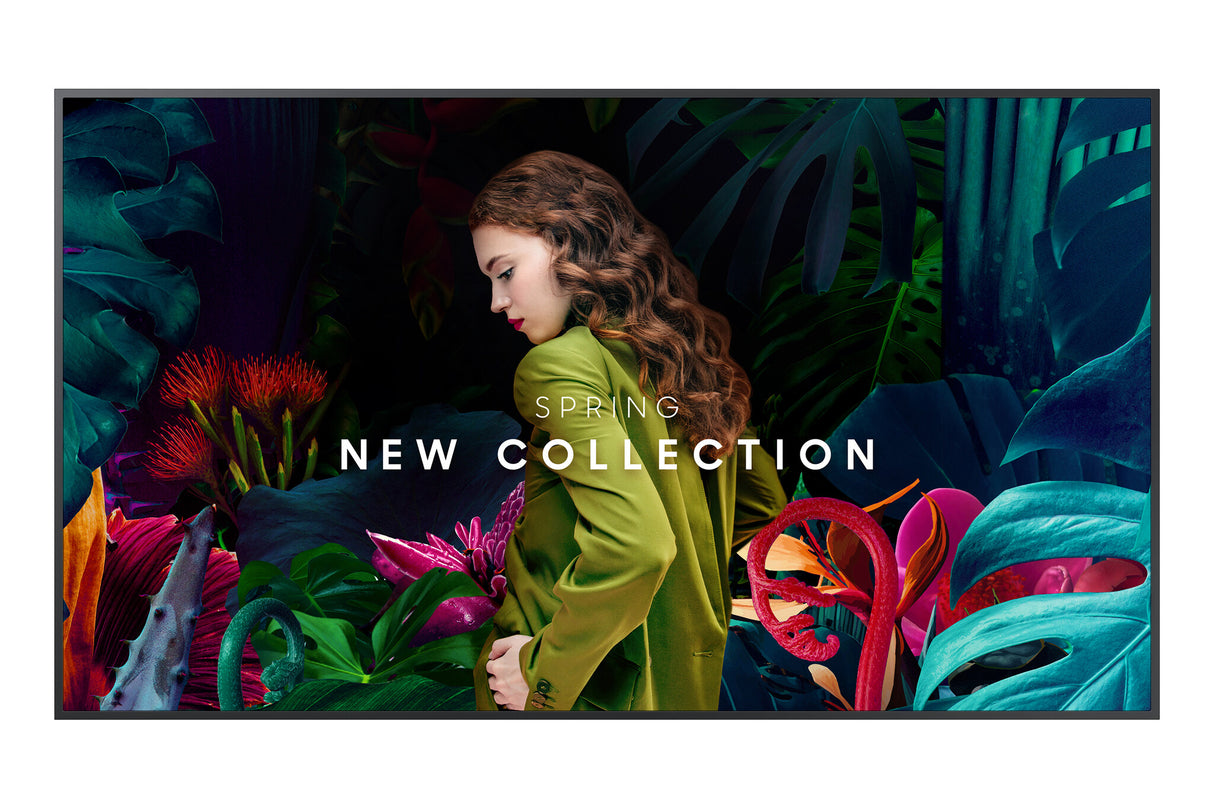 Samsung QB65C-N Digital signage flat panel 165.1 cm (65") LED 350 cd/m² 4K Ultra HD Black Built-in processor Tizen 7.0 16/7