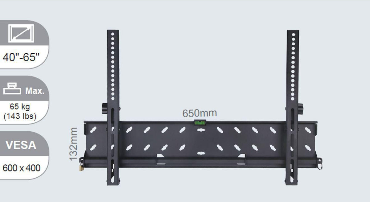 Vivolink VLMW4065T TV mount/stand 165.1 cm (65") Black