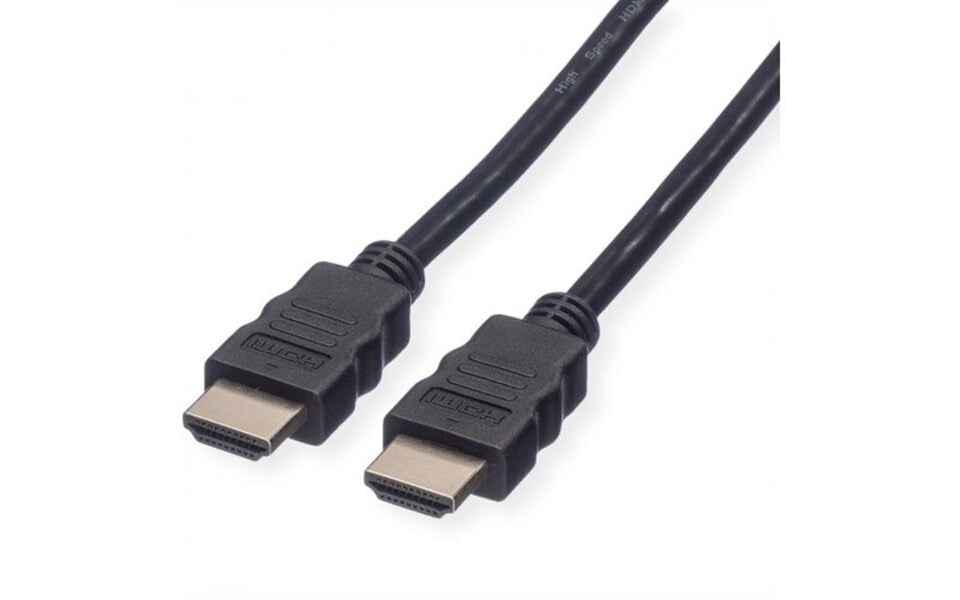 Mercodan HDMI 1.4 kabel, 1080p@60Hz,  1,0m, Sort, HDMI, : Han - HDMI: Han