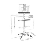 Erard KANA 1400XL Wall mount White, Black