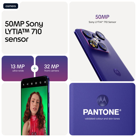 Motorola edge 70 fusion 17.2 cm (6.78") Dual SIM Android 16.0 5G USB Type-C 8 GB 256 GB 7000 mAh Violet