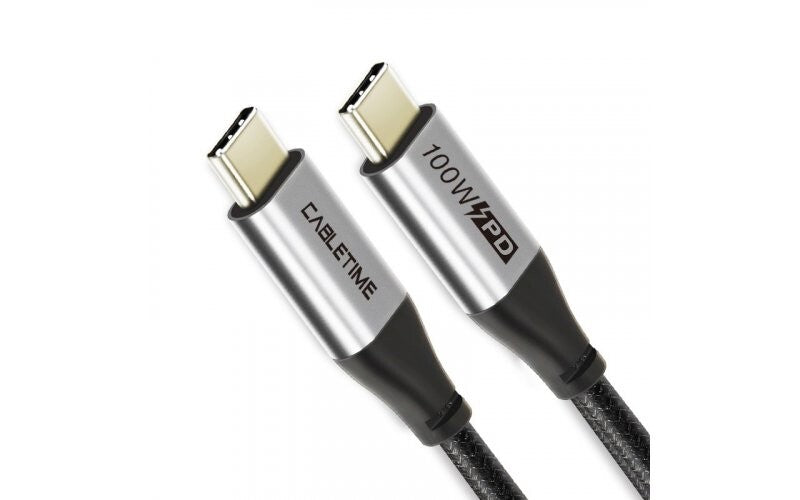 Cabletime 1,0 m Cabletime PD USB-C til USB-C