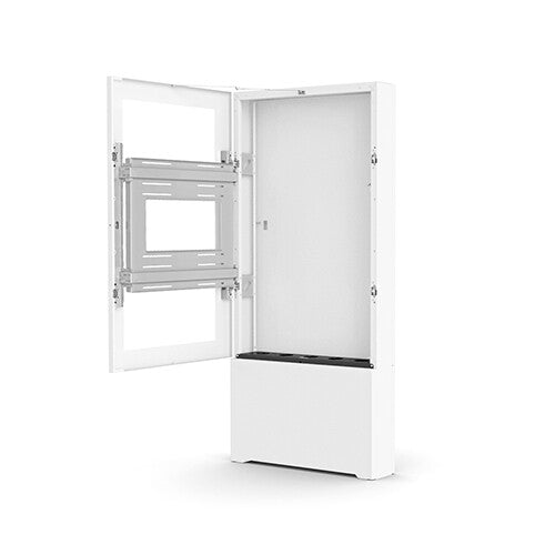 Chief Impact Floor Standing Kiosk – Portrait 40” White