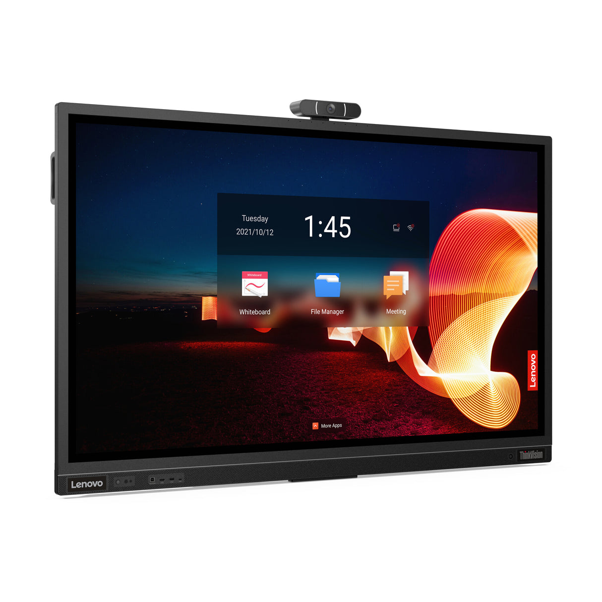 Lenovo ThinkVision T65 computer monitor 165.1 cm (65") 3840 x 2160 pixels 4K Ultra HD LED Touchscreen Black