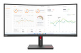 Lenovo ThinkVision T34w-30 LED display 86.4 cm (34") 3440 x 1440 pixels Wide Quad HD Black